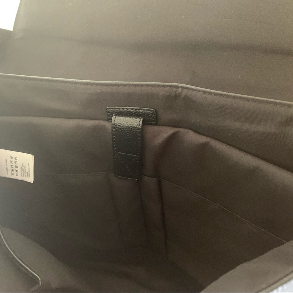 Call It Spring Faux Leather Black Laptop Bag NWT - Picture 6 of 8